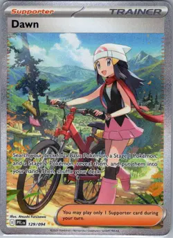Dawn 129/094 SIR ME02: Phantasmal Flames - Pokemon Card - NM - Image 1