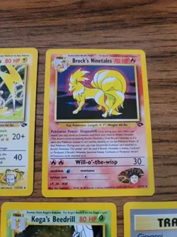 Lot of 5 Vintage Holo Pokemon Cards Gym Challenge Raichu, Ninetales, Ditto - Image 3