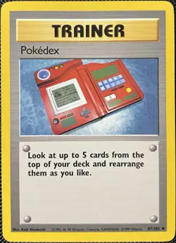Pokedex 087/102 Base Set Regular - Pokemon Card - Image 1