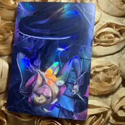 Spider Gwen HEROES Spider-Man GODDESS BLUE ACG Waifu GIRL Anime Foil Card - Image 3