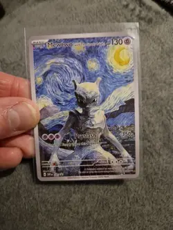 Blastoise Lugia Mewtwo Starry Night Art Card Bundle Display Set - Image 4
