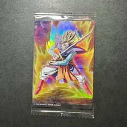S1852 Son Gohan R Holo Japanese Dragon Ball Itajaga Card Sealed Vol.6 - Image 1