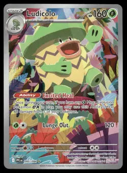 Cards Ludicolo 095/094 Phantasmal Flames Illustration Rare NM *2 - Image 1