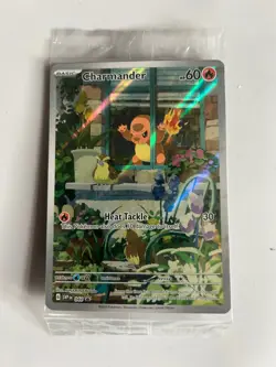 Pokemon TCG Charmander #044 SVP Black Star Promo Card Still Sealed - Image 1