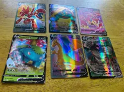 6x Job Lot Pokemon Cards - including Charizard V Holo - Image 1