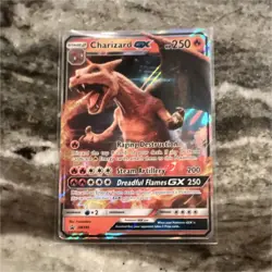 Charizard GX Promo Holo SM195 SM Set HP250 Stage 2 English Pokemon TCG Card - Image 1