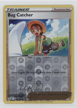 Bug Catcher Reverse Foil Pokemon Sword & Shield Fusion Strike #226 - Image 1