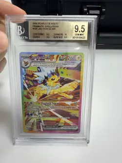 Pokemon Jolteon EX Prismatic Evolutions TCG Card Sir 153/131 BGS 9.5 - Image 1