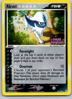 ABSOL 18/110 HP HOLON PHANTOMS REVERSE HOLO POKEMON CARD TCG LP 2006 - Image 2