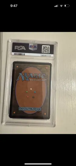 Magic The Gathering PSA 8 Graded Worship 2001 7th Edition Foil - Image 2