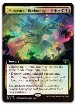Moment of Reckoning (Extended Art) #353 (Foil) NM Secrets of Strixhaven - Image 1