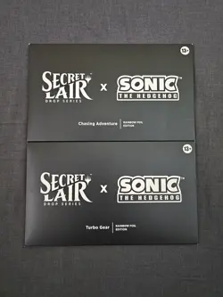 Magic the Gathering Secret Lair x Sonic The Hedgehog Rainbow Foil Bundle SEALED - Image 1