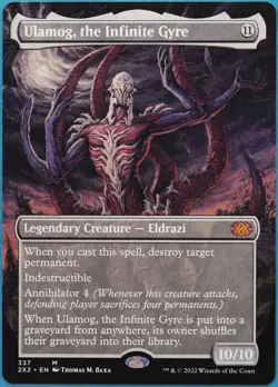 Ulamog, the Infinite Gyre (Borderless 337) Double Masters 2022 NM (514427) - Image 1