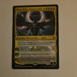 Wizards Magic: The Gathering Nicol Bolas Dragon-God War Spark Mythic Blue Black… - Image 1