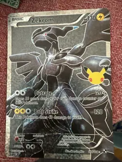 Pokemon Celebrations: Zekrom 114/114 Holo Rare Classic Collection - NM - Image 1