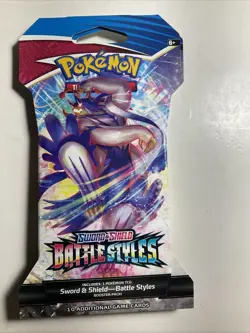 Pokemon SWORD AND SHIELD BATTLE STYLES Sleeved Single Booster Pack 2021 Sealed🔥 - Image 1