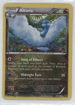 Altaria Reverse Foil Pokemon XY Roaring Skies #53 - Image 1