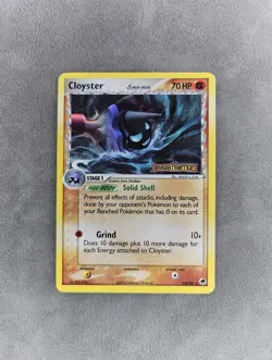 Pokemon TCG Cloyster Delta Species 14/101 Reverse Holo EX Dragon Frontiers - LP - Image 1