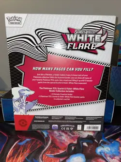 Pokemon Scarlet & Violet White Flare Reshiram Binder Collection Box - Image 2