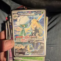 Cynthia's Roserade Pokemon TCG Brilliant Stars Holo Card TG09/TG30 English - Image 1