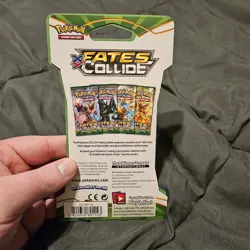 BRAND NEW Pokemon XY Fates Collide M Alakazam Blister Booster Pack Sealed - Image 2