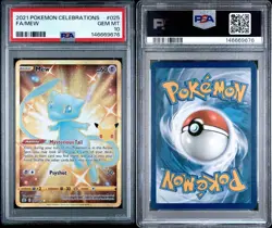2021 Pokemon Celebrations FA/Mew #025 Holo Secret Rare Gold PSA 10 - Image 3