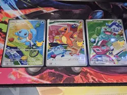 Pokemon First Partner IR Black Star Promo 30th Anniversary Kanto Starters NM - Image 1