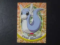 2000 Topps Pokemon Series 3 #147 Dratini Blue Logo 1st Edition TV Animation - Image 1