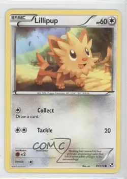 Lillipup Pokemon Black & White Base Set #81 - Image 1