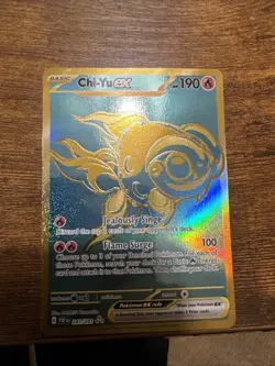 Pokemon TCG Chi-Yu ex Scarlet & Violet: Paldean Fates 241/091 Holo Hyper Rare - Image 1
