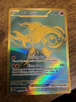 Pokemon TCG Chi-Yu ex Scarlet & Violet: Paldean Fates 241/091 Holo Hyper Rare - Image 2