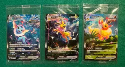 Pokemon S-Chinese Jolteon Flareon Vaporeon Vmax CSHC-003 006 009 HOLO Sealed - Image 3