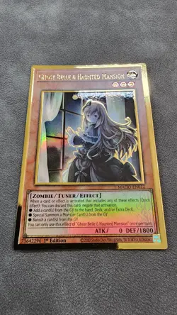 Yu-Gi-Oh! TCG Ghost Belle & Haunted Mansion (Alt Art) MAGO-EN012 NM - Image 2