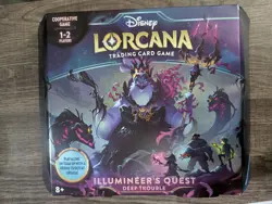 Disney Lorcana TCG Illumineer's Quest Deep Trouble Sealed Box - Image 1
