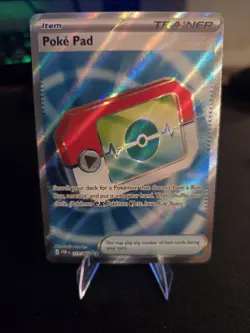 Pokemon TCG Poke Pad Trainer Item Card Perfect Order 123/088 English Holo Rare - Image 1