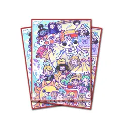 60pcs Trading Card ONE PIECE Luffy Q Version OPCG Card Sleeves 67X92mm Standard - Image 1
