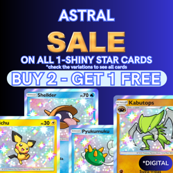 📢SALE📢 ANY 1 Shiny ⭐ Card Pokemon TCG pocket: DELIVERY TIME: 1-10 MINS - Image 1