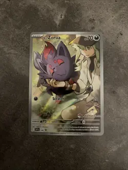 N's Zorua #189(S&V: Promo Card)-Pokemon TCG-Pokemon Center Black Star Promo-M/NM - Image 1