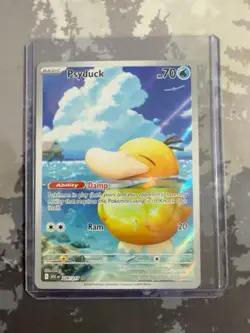 Pokemon Psyduck Scarlet & Violet 226/217 Full Art Holo 70HP Ability Card - Image 1