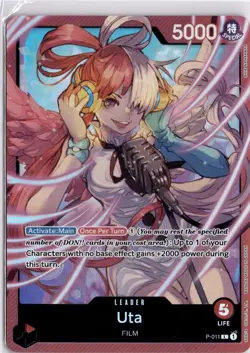 Uta P-011 Premium Card Collection Uta P-011 One Piece Promotion Cards Foil - Image 1