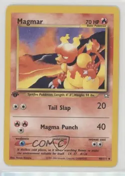 Magmar 1st Ed. Pokemon Neo Genesis #40 2000 - Image 1