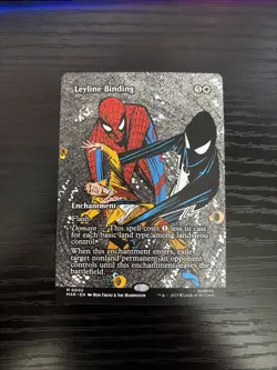 Leyline Binding M 0002 Mythic Borderless Non Foil MTG Spiderman Card - Image 1