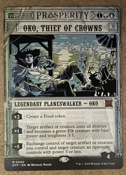 Oko, Thief of Crowns - Outlaws of Thunder Junction: Breaking News - NM MTG - Image 1