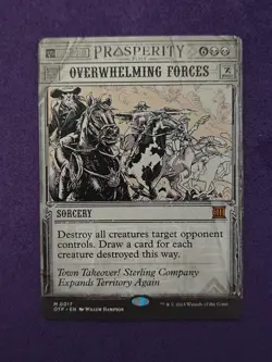 Overwhelming Forces Normal Outlaws of Thunder Junction: Breaking News 17 NM MTG - Image 1