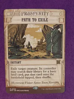 Outlaws of Thunder Junction: Breaking News #6 Path to Exile NM MTG - Image 1
