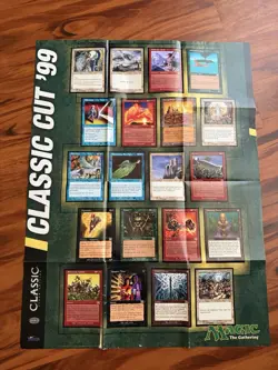 MTG Classic Cut '99 27" x 36" Poster Classic 6th Edition Magic the Gathering - Image 1