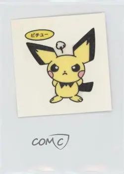 Pichu (Set 30) Japanese Daiichi Pokemon Bread Deco Chara Stickers 1998 - Image 1