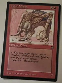 Magic the Gathering MTG Legends Spinal Villain NM- (Beta Bob) - Image 1