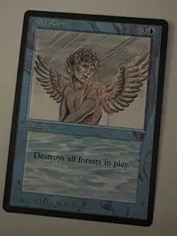 Magic the Gathering MTG Legends Acid Rain NM (Beta Bob) - Image 1