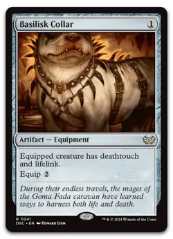 Basilisk Collar #241 (NM) Duskmourn DSC Magic MTG - Image 1